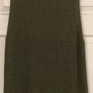 Cable Knit Sweater Tank Top